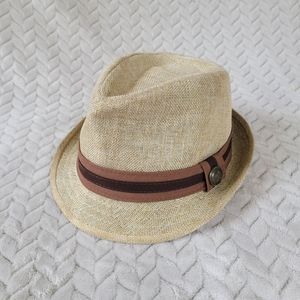 Men's Westend Fedora Hat Short Brim Brown
